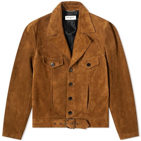 yves saint laurent jacket ebay|saint laurent suede jacket.